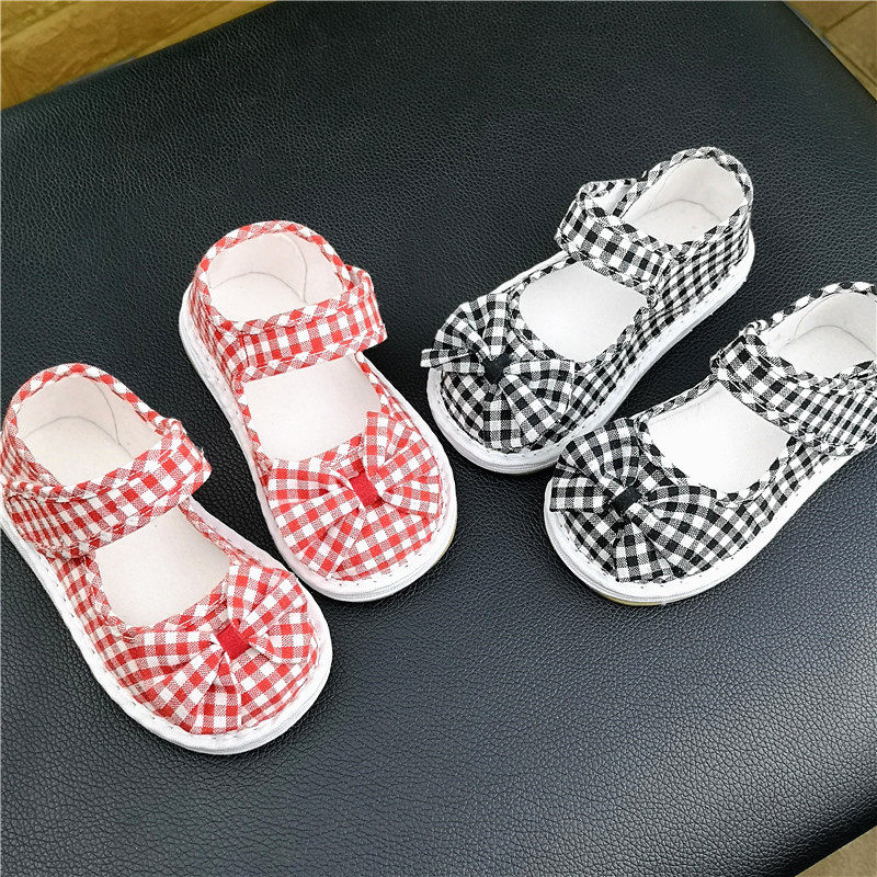 Old Beijing Children Cloth Shoes Qianlayer Bottom Baby Handmade Cloth Shoes Girl Embroidered Shoes Princess Shoes Baby Cloth Shoes Kid