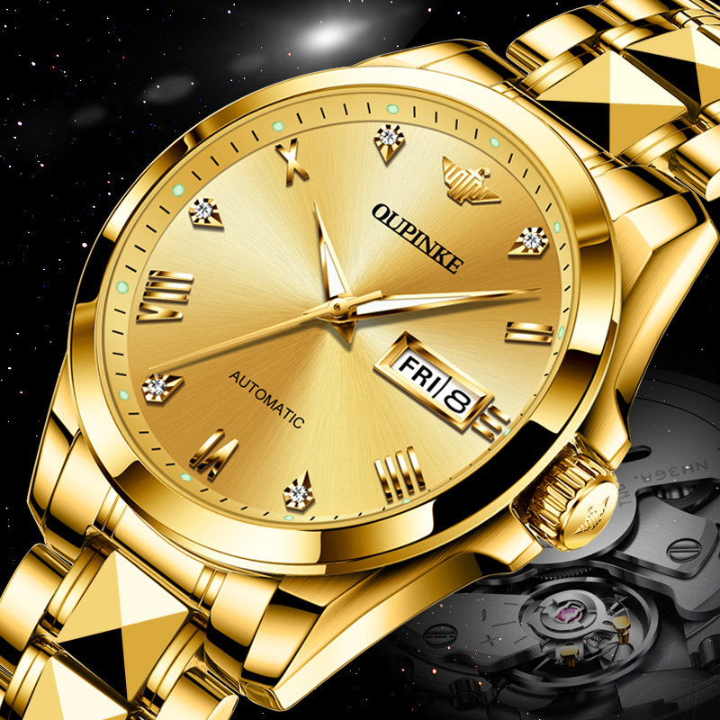 Import movement Swiss Europint guests Watches Men Watches Mechanical Watches Full Automatic 18k Golden X