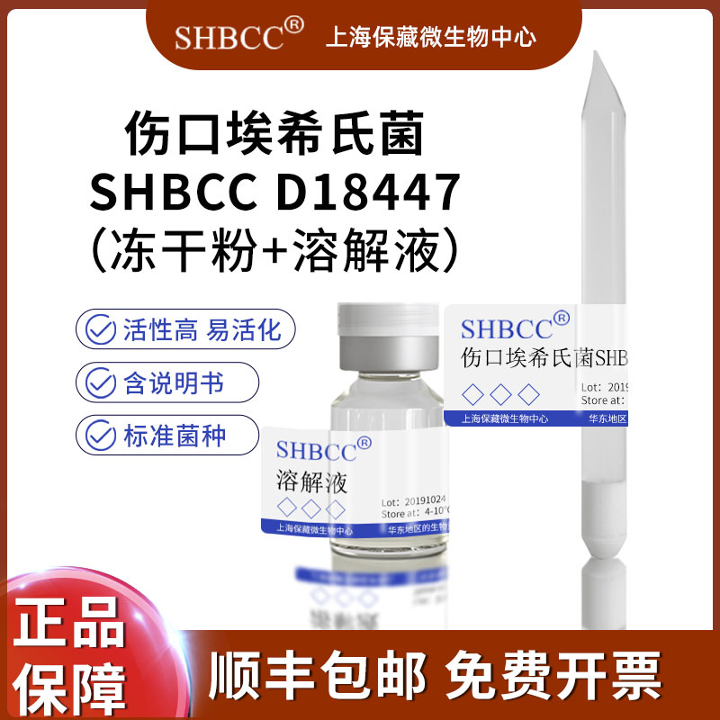 伤口埃希氏菌SHBCC D18447CGMCC 1.3441=ATCC 33821 =CCUG