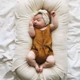 Хлопковая портативная съёмная кровать для новорожденных, матрас