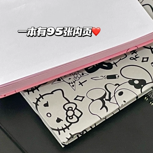 Hello Kitty, милый лайнер, высококачественный обучающий ноутбук для школьников, блокнот, увеличенная толщина