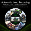 Motorcycle Driving Recorder Overseas Version Smart Car Device Waterproof Front and Rear Camera 2K Riding Navigator Dedicated