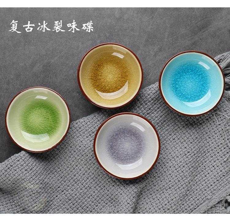 Japanese gen means dish home snacks flavor dish of ceramic tableware, flavor restaurant ipads plate small dishes