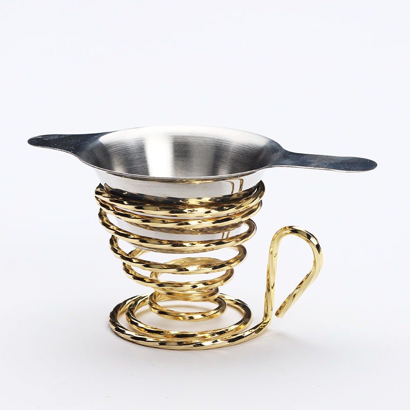 ) of a complete set of filter with stainless steel tea tea tea filter base isolation justice cup tea tea good drip aircraft filter
