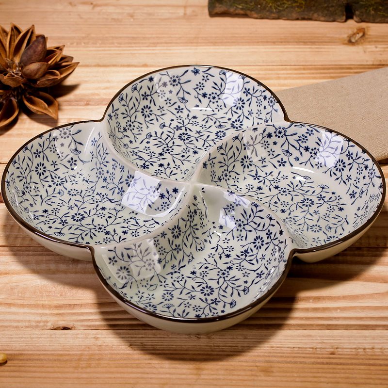 Side dish dish, kitchen dishes frame platter ceramics, household fast - food restaurant hot pot dishes