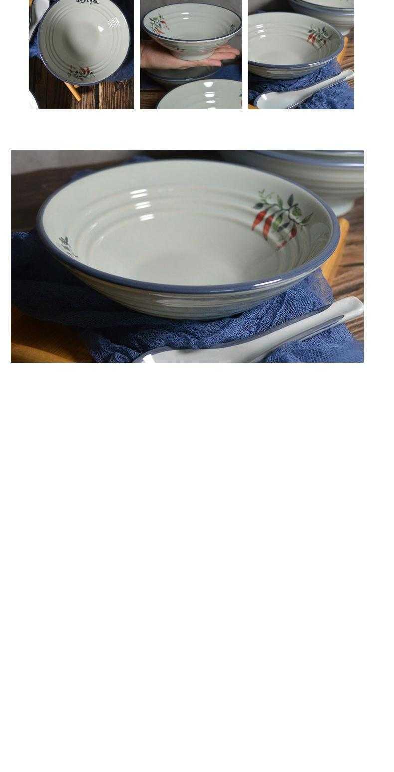 Dedicated to restore ancient ways ramen dish bowl of bowls of stewed noodles bowl of beef noodles, household ceramics ltd. bowl bowl of such soup bowl