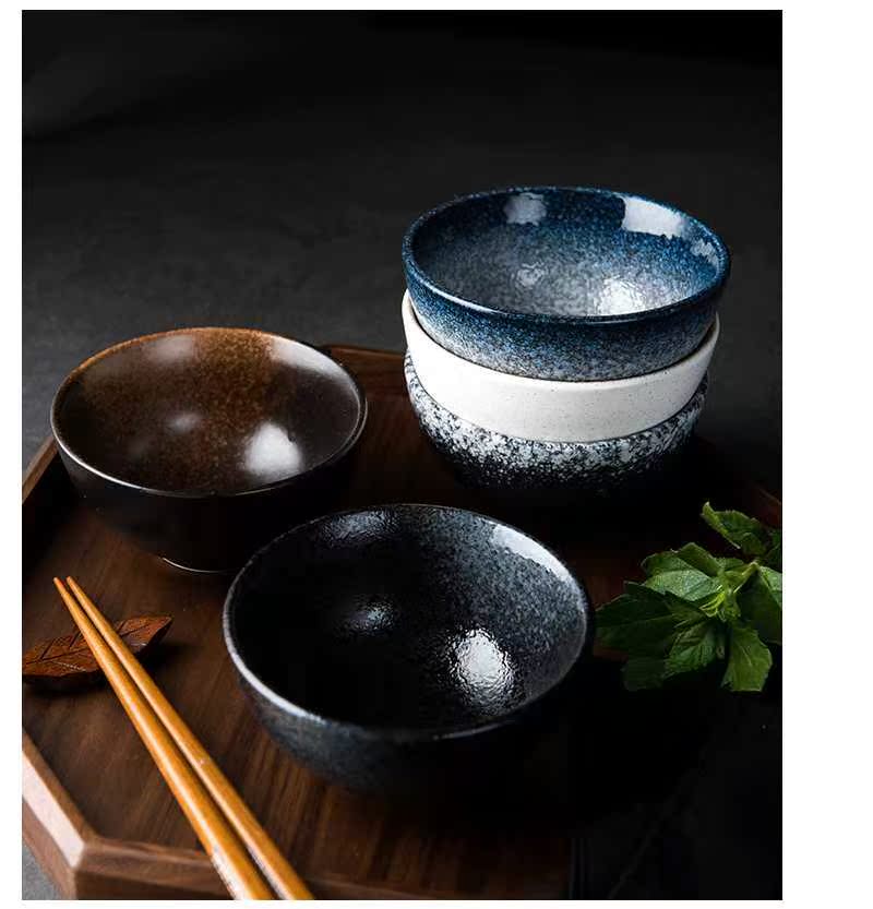 Rice bowls of household to eat small bowl tableware ceramic bowl creative move porringer Rice bowl individual Japanese dishes