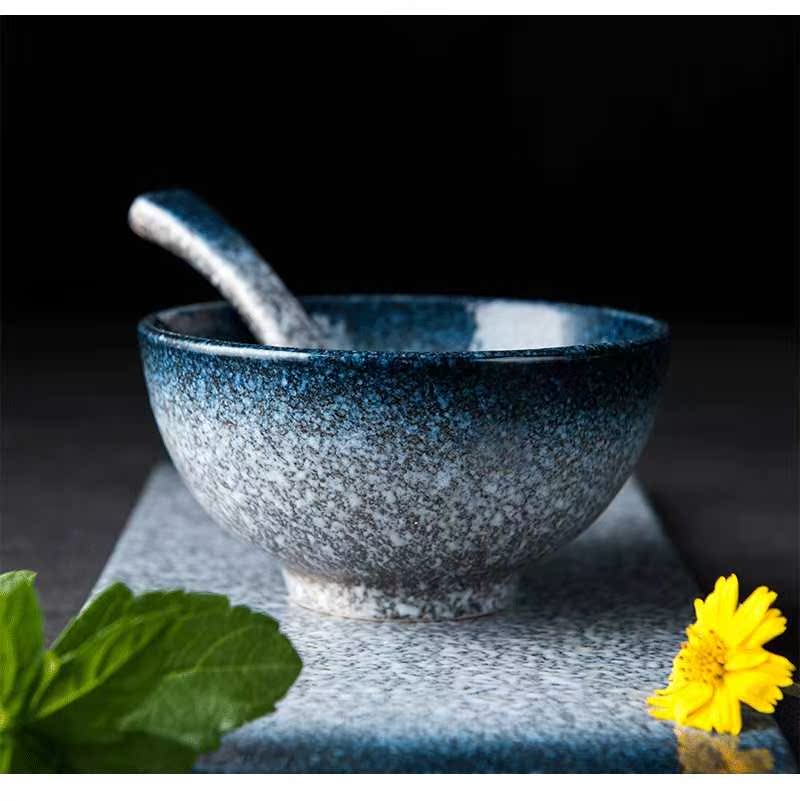 Rice bowls of household to eat small bowl tableware ceramic bowl creative move porringer Rice bowl individual Japanese dishes