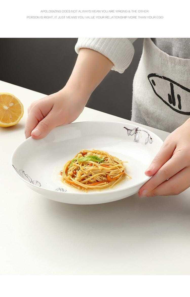 The dishes suit creative household noodles soup bowl dish a single composite ceramic tableware, lovely Chinese bowl dishes for dinner