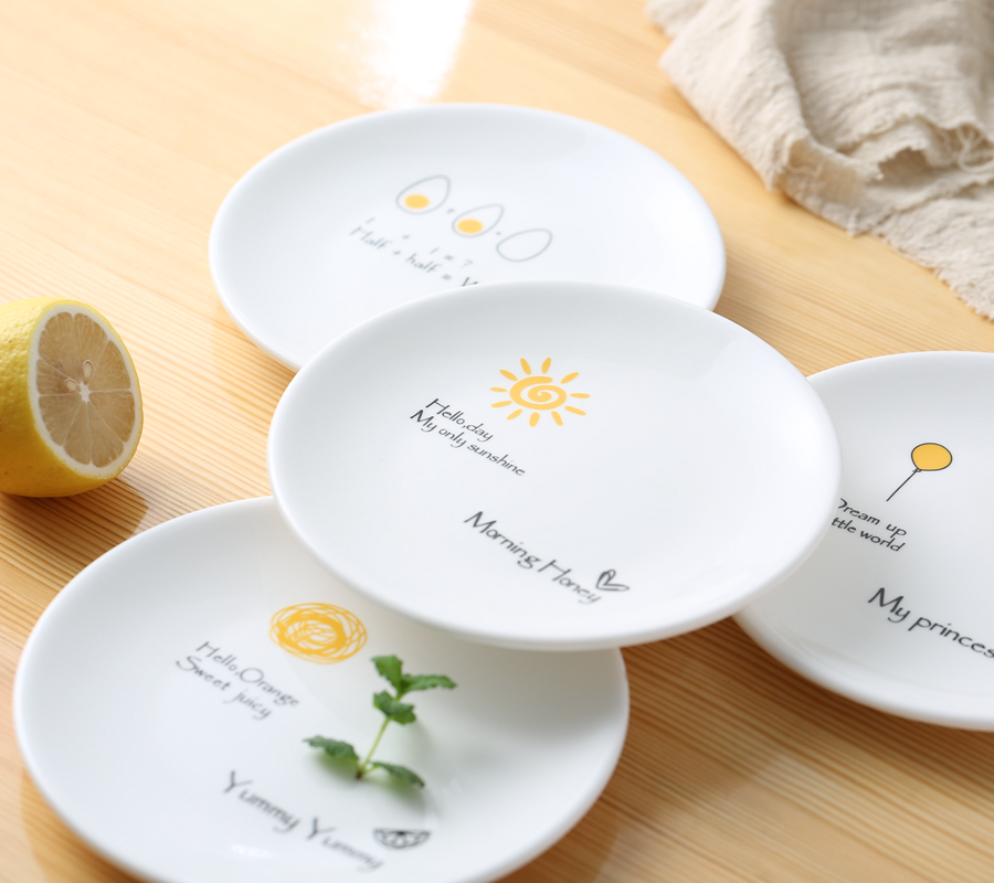 Creative design ceramic plates home snacks dessert small dishes to vomit ipads dish dish flavor dish cake plate