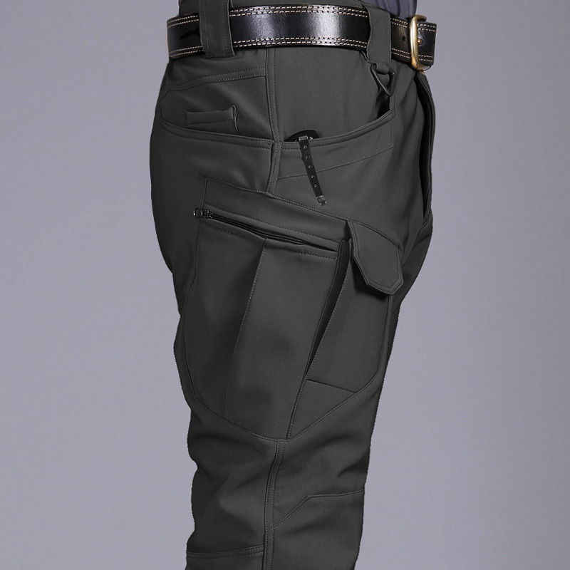 Spring and autumn IX7 Tactical long pants Male elastic body 9 Military Loose Straight Silo Multi-Pocket Outdoor for Pants Work Pants-Taobao