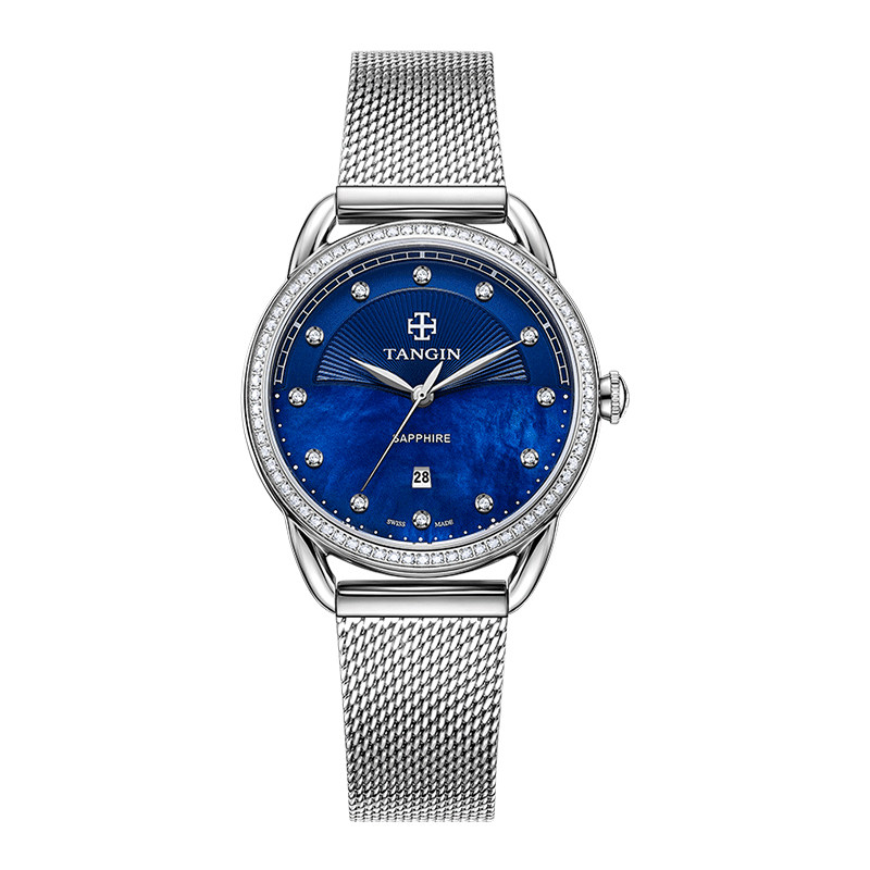 The new Tianjuntangin Swiss brand waterproof atmospheric fashion business brand ladies simple watch female 1032