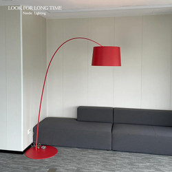 Italian Foscarini Modern Minimalist Living Room Study Exhibition Hall Sofa Dimmable Arc-Shaped Fishing Floor Lamp