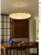 French-Style Organic Vintage Living Room Silk Lamp, Dining Room Chandelier, Retro Japanese-Style Homestay Living Room, Bedroom, Study Lamp