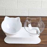 Белый+прозрачный (двойная чаша)