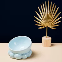 Синяя обеденная тарелка, 11×4×7.5см