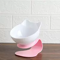 Белая одиночная чаша розовая основа)