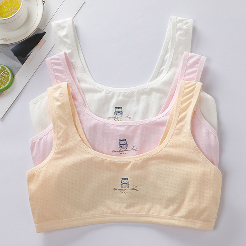 Girls bra underwear vest development period junior high school students high school puberty bra puberty girl thin section