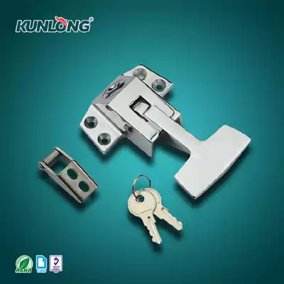 Shangkun SK1-603 side door handle with lock cylinder) Oven handle) Test box handle) Zinc alloy door lock