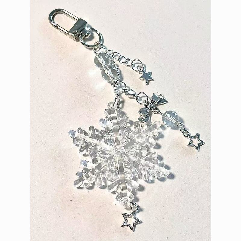 【Starry Snowflakes】Winter Pendant Snowman Snowflake Pin Bag Pendant Winter Phone Chain Backpack 【Starry Snowflakes】Winter Pendant Snowman Snowflake Pin Bag Pendant Winter Phone Chain Backpack