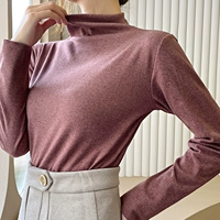 Сиреневый, высокий воротник