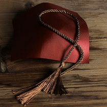 Bottle sealing cloth Wine jar special cloth Packaging red cloth 1 pound cover cloth tassel rope Baotou cloth rope wine cloth