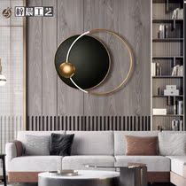 Modern light luxury three-dimensional round wall decoration living room sofa background wall decoration restaurant bedroom porch creative wall hanging pendant