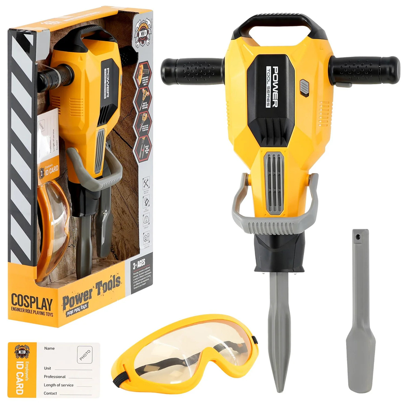 Children's Pretend Repair Tool Box with Electric Drill and Chainsaw Toy Set for Role-Playing and Pretend Repair Games Children's Pretend Repair Tool Box with Electric Drill and Chainsaw Toy Set for Role-Playing and Pretend Repair Games