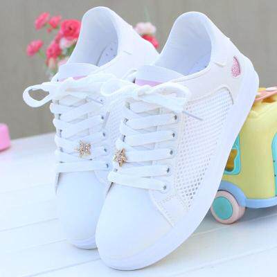 Summer small white shoes women 2019 New all Korean version of flat light casual female shoes student mesh Hollow