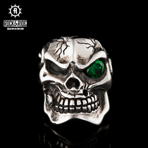 (Official) American ROCKRIDE rebirth Satan ring 925 sterling silver man
