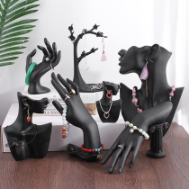 Poop model Elegant Model Jewelry Show Rack Earrings Shelf Hang Necklace Rack Swing Ring Bracelets Display Jewelry Display Props