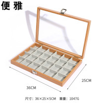 Bia Ya (open window) Rosewood pattern jewelry box Japanese and Korean jewelry box ring necklace bracelet storage box jewelry play