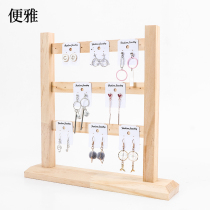 Banya solid wood jewelry display rack earrings earrings display stand creative jewelry display props European style