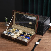 A sunroof with lock watch jewelry storage box glasses sunglasses display box watch collection box