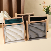 Pence Rubber Wood Ring Display Rack Ear nail Ear Accessories Containing shelf Jewelry Counter Display Stall Props Rack