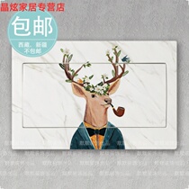 Multimedia information box meter box distribution box collector air switch refurbished decorative sticker wall sticker