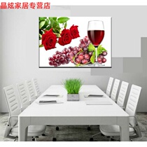 Restaurant dining hall decoration painting table background decoration fruit wine glass painting kitchen hanging painting wall painting murals frameless painting