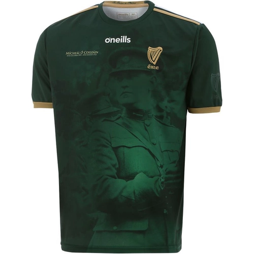 Olive Jersey GAA1916 Нью -Джерси Мемориал Большой Джерси Шорт -Спортивная одежда