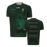 Olive Jersey GAA1916 Нью -Джерси Мемориал Большой Джерси Шорт -Спортивная одежда