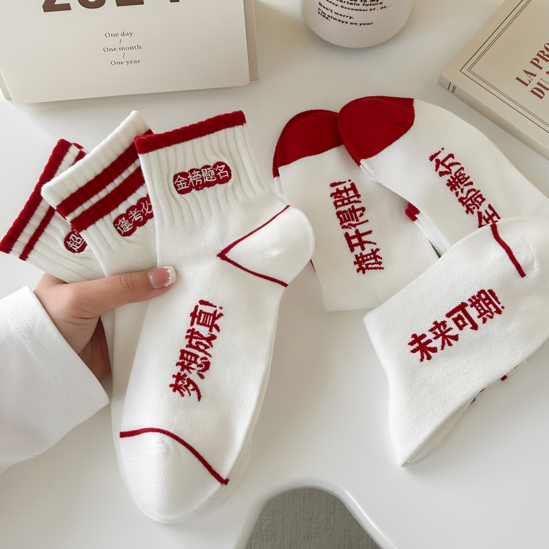 Putuo Mountain 2026 High School Entrance Exam Top Student Socks for Boys and Girls, Must-Pass Breathable Socks for Exams, Mesh Socks for High School and Final Exams Putuo Mountain 2026 High School Entrance Exam Top Student Socks for Boys and Girls, Must-Pass Breathable Socks for Exams, Mesh Socks for High School and Final Exams