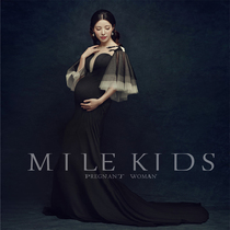 2020 New pregnant women Photo Costume Studio sexy black one-piece dress sex private room pregnant women Photo dress