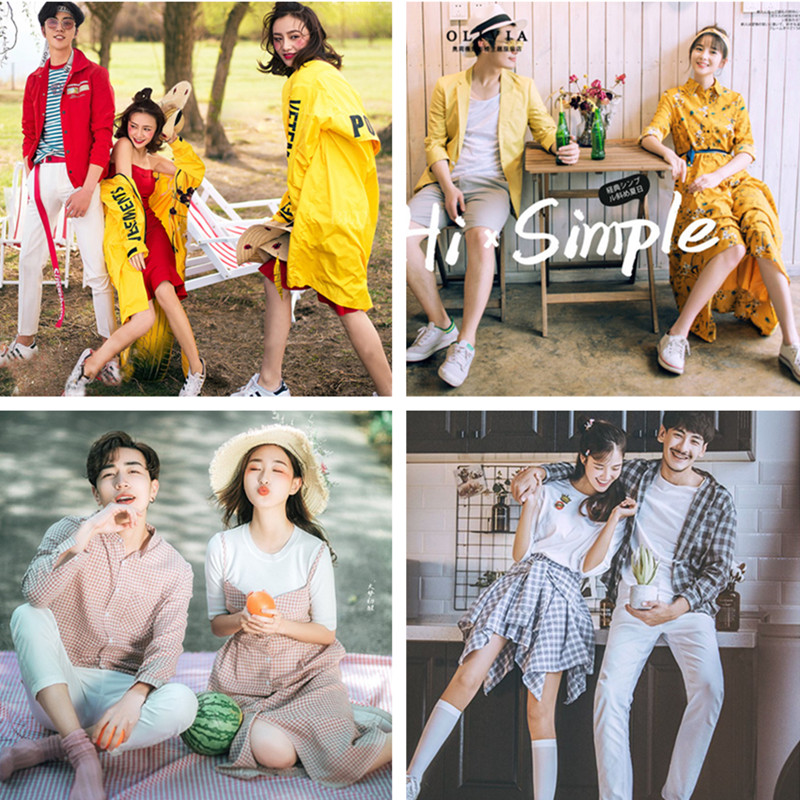 Photo Gallery Clothing 20 New Couples Photo Gown Street Pat Costume Brigade Filming Hip Hop Wind Write Real Wedding Dresses Subject Clothing