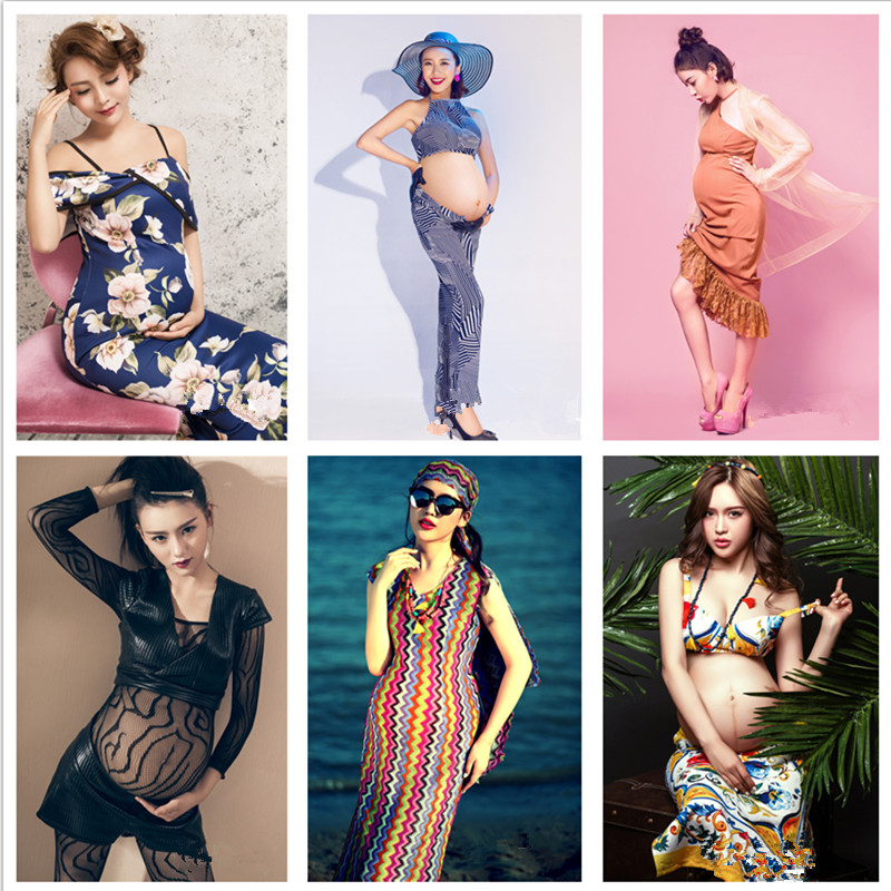 2020 new Korean edition themed clothing pregnant women write real clothing photo-photography mommy photo mommy photo clothes suit