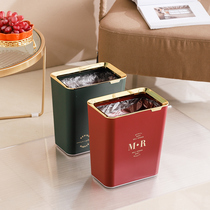 Valley Taste Island Trash Cans Home Living Room Light And Luxurious Wind Containing Box Wastebasket Bedroom Kitchen Creative Large Capacity Toilet