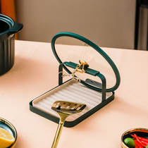 Kitchen Lid Shelf Countertop Free to put lid Shenzer Domestic boiler Scoop Spoon Placing Rack Kitchenware Containing Shelf