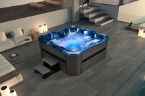 Villa household bubble bubble pool constant temperature outdoor large pool acrylic smart free-standing surfing heated jacuzzi