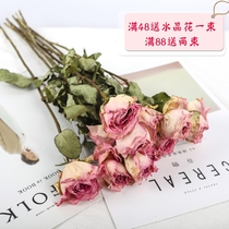 Yunnan real flowers dried flowers rose bouquet eternal Nordic style decoration home furnishings ins living room literary hipster