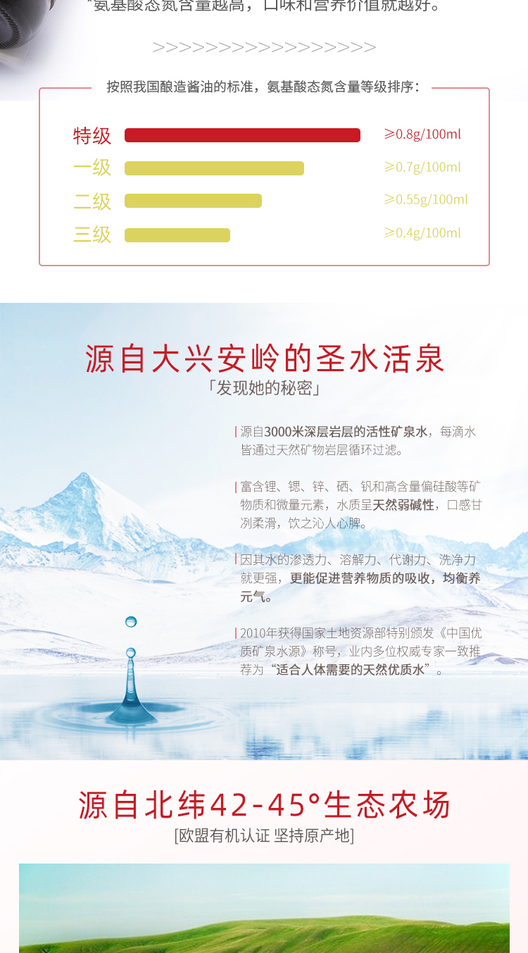 酱于娘 特级矿泉有机酱油 500ml*2瓶 日式发酵180天 图5