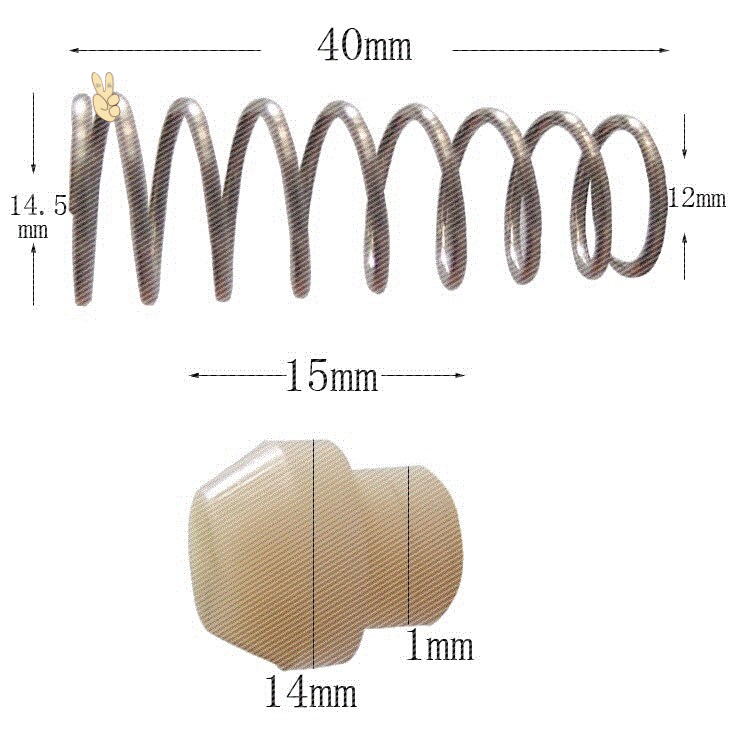 Pneumatic Wrench Switch Big Wind Gun Spring Choke Plug Pneumatic Wrench Pneumatic Wrench Universal Model Accessories various