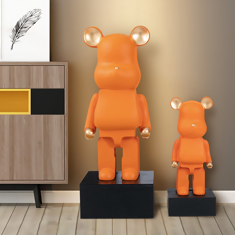 Violent Bear Living-room Floor Large Swing Piece Net Red Light Lavish Soft-mounted Sample Room Sofa TV Cabinet Jo Relocation New Residence Gift